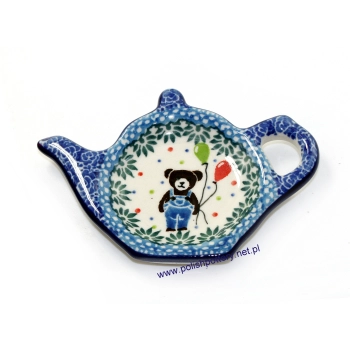 Podstawka na woreczek po herbacie dek. 3328X Miś